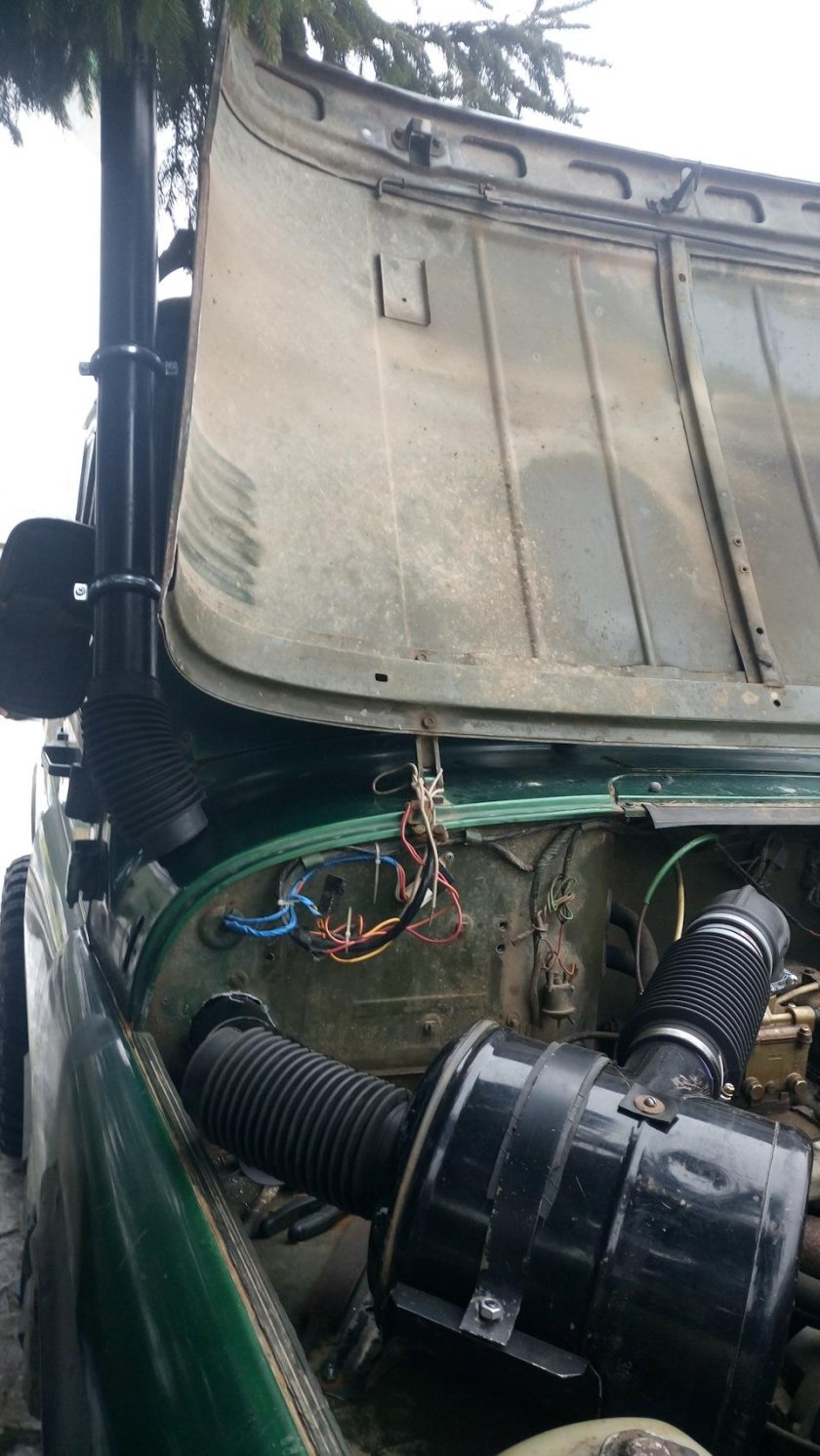 Шноркель на УАЗ 469