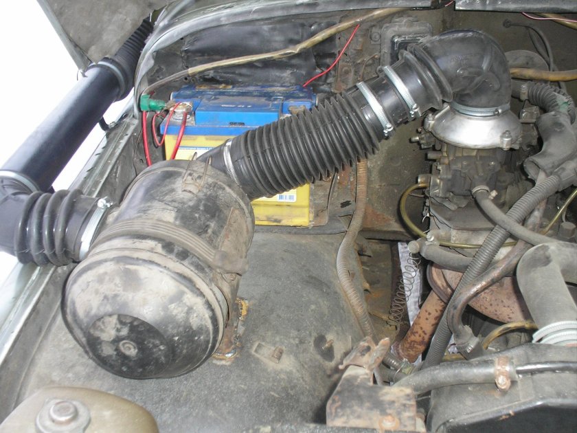 Шноркель на УАЗ 469 карбюратор