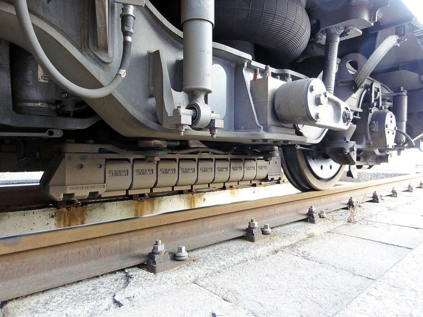 Магнито рельсовый тормоз