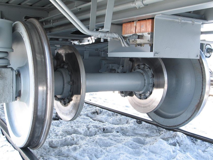 Колесная пара электровоза эп20