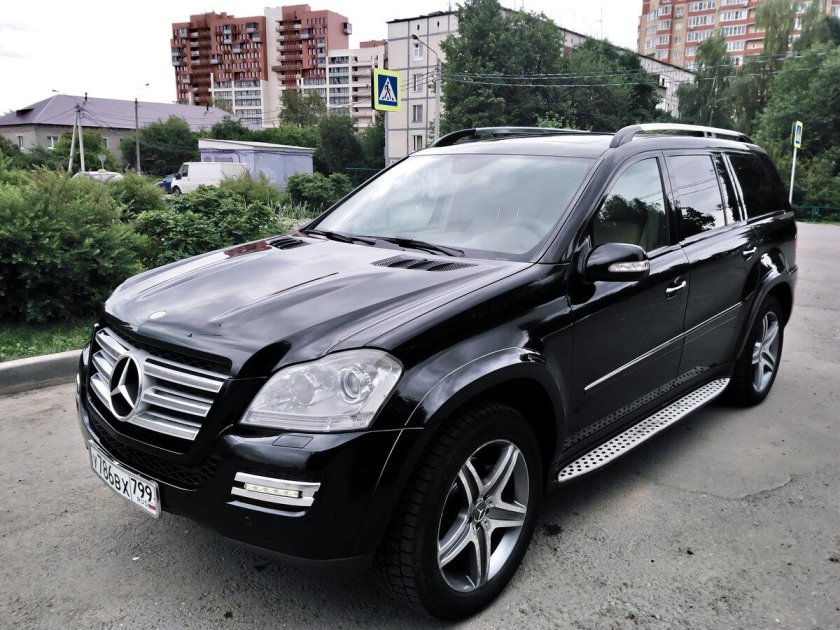 Мерседес Бенц джип черный