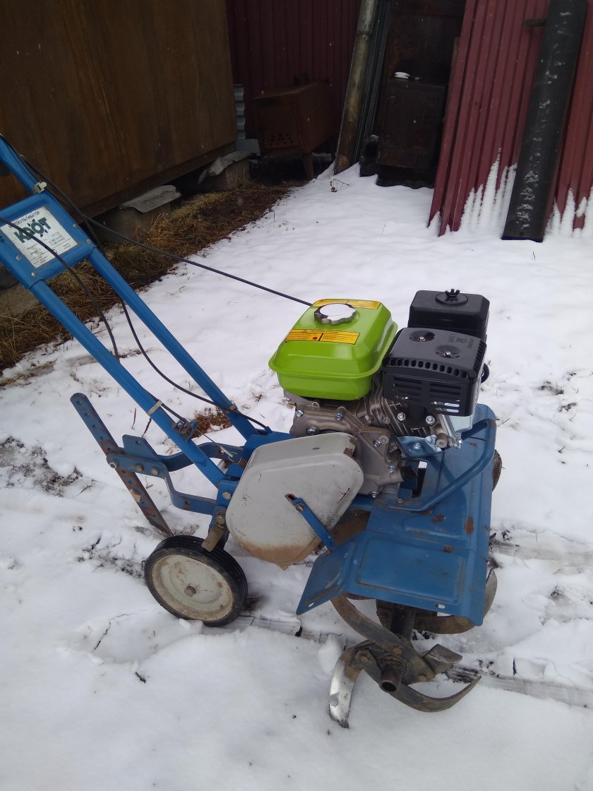 Снегоуборщик из культиватора Крот-2