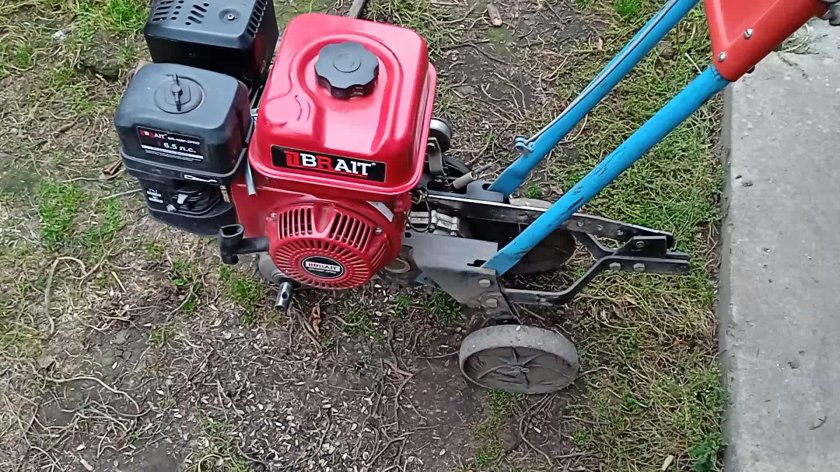 Замена двигателя на культиваторе Крот