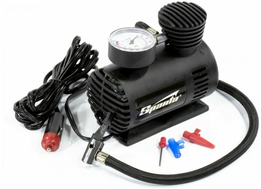 Компрессор автомобильный Sparta с-12 (12в, 17атм, 12л/мин)