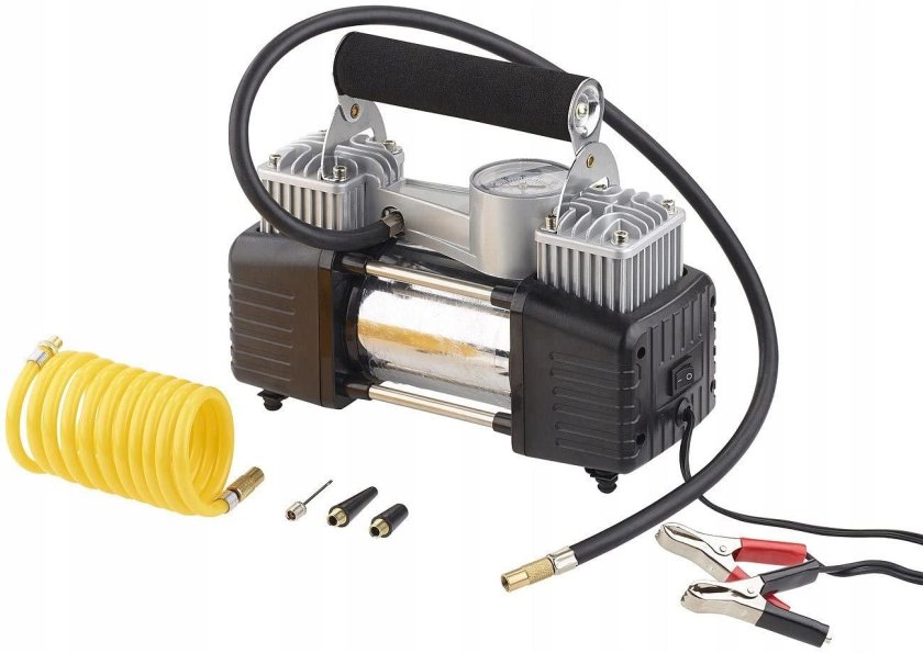 Компрессор двухпоршневой автомобильный 12в