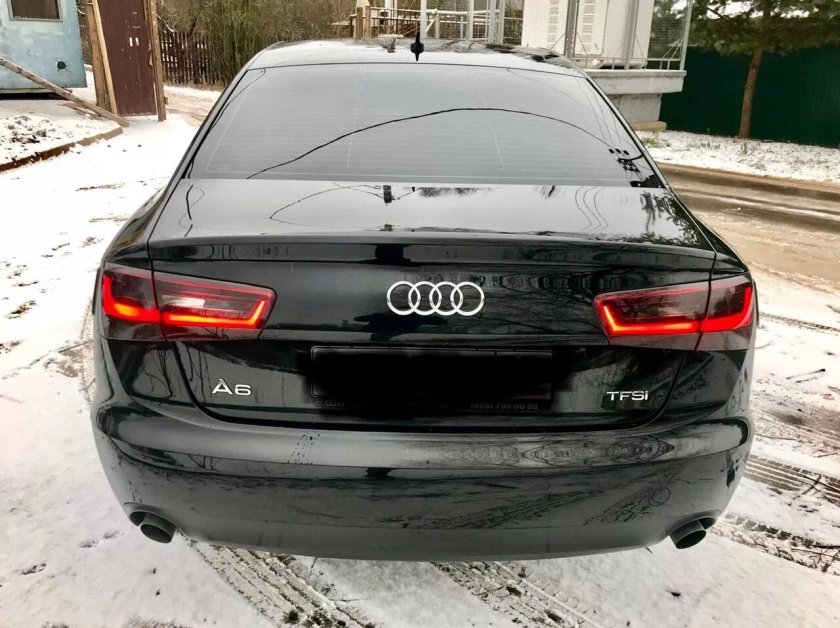 Audi a6 c7 сзади