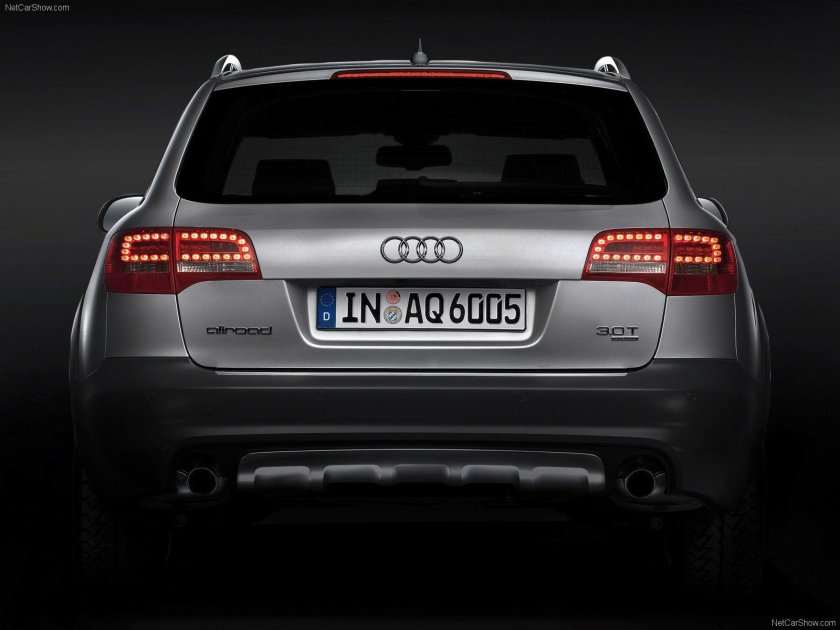Audi a6 avant 2008 сзади