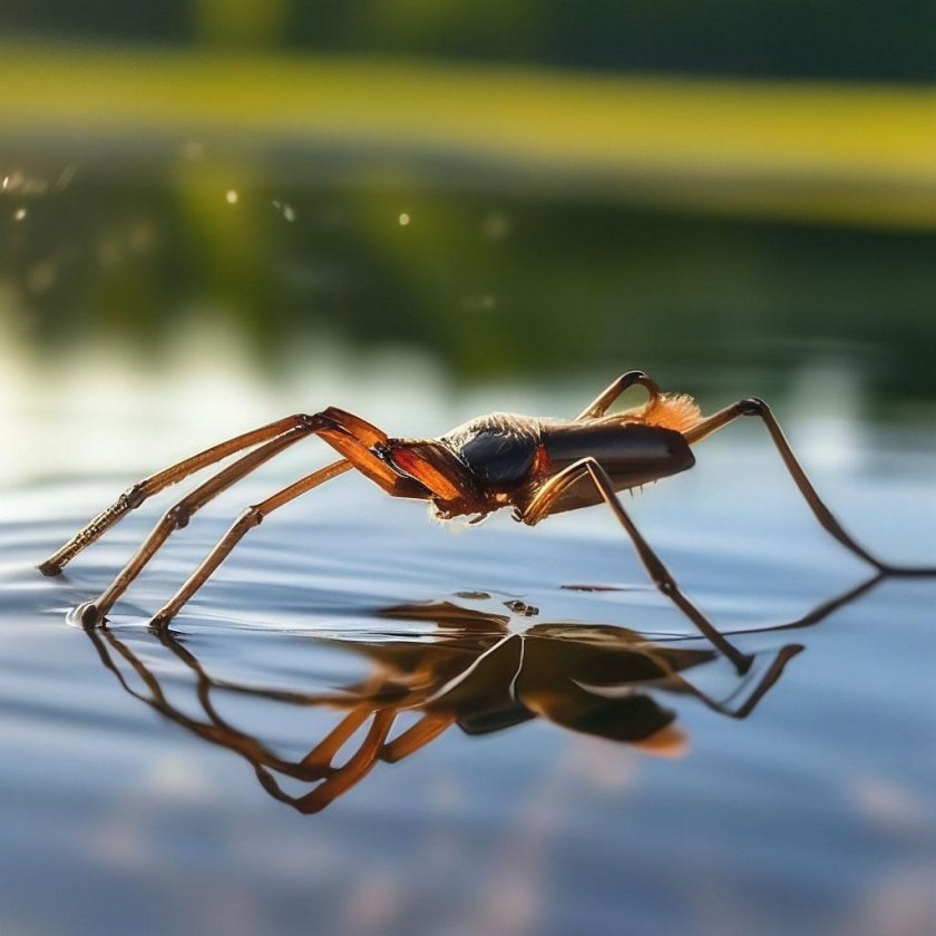 Водомерка насекомое