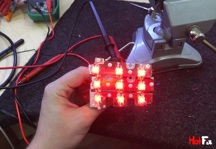 Плата светодиодов стоп сигнала Инфинити EFX 35