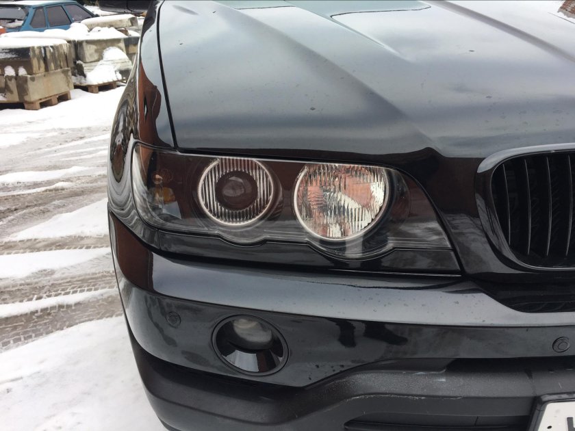 БМВ е53 фары дорест
