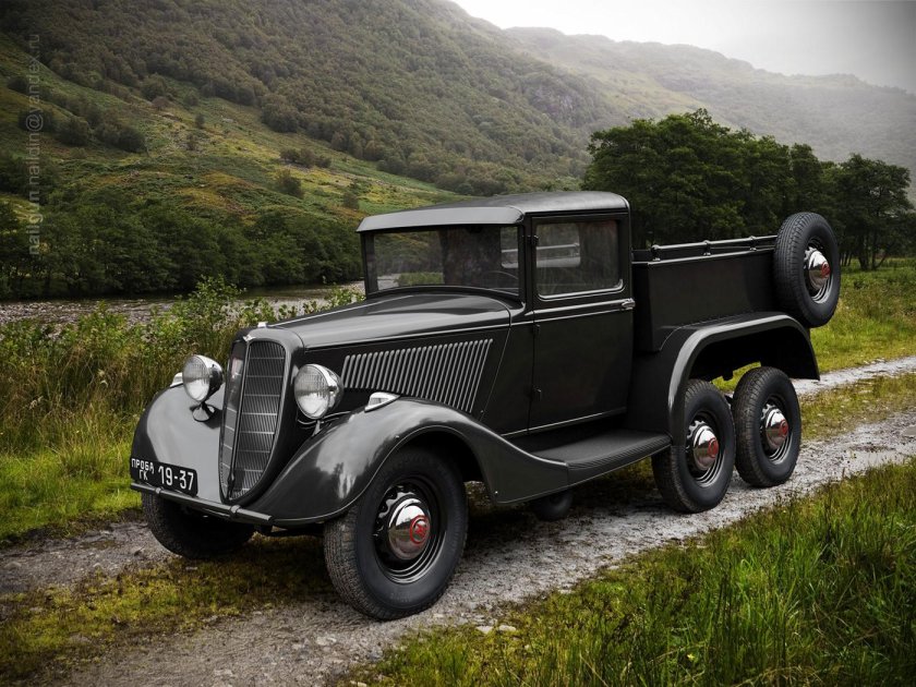 ГАЗ м1 трехосный