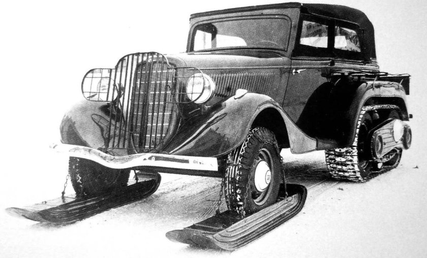 Полугусеничный ГАЗ 60