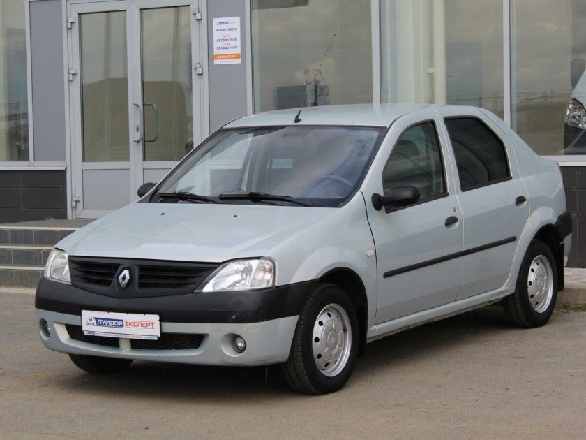Рено Логан 2007г белый