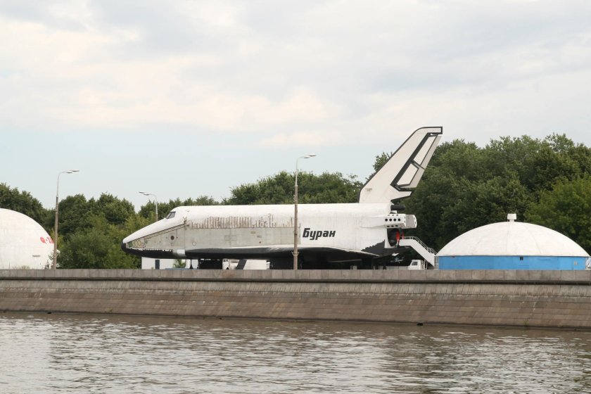 Буран на Москве реке