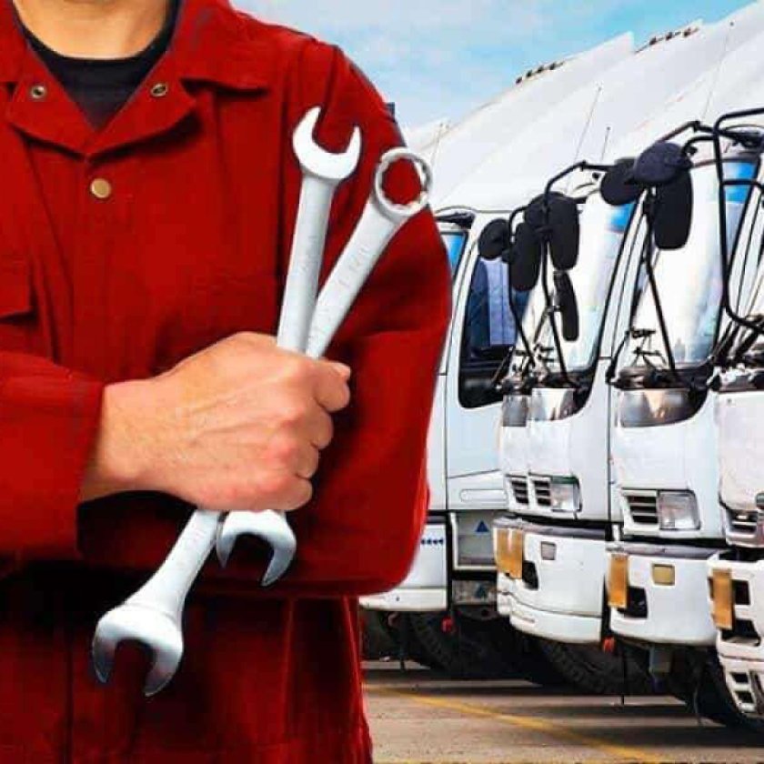 Техобслуживании грузовик