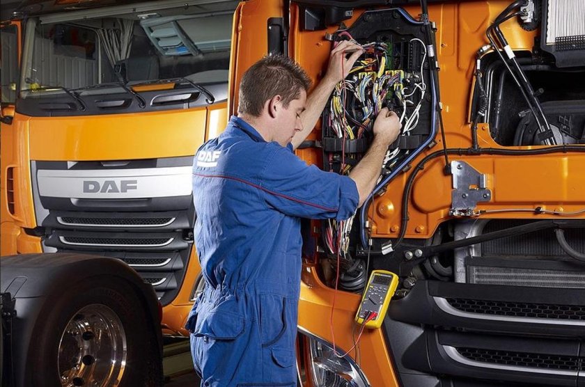 Техобслуживание грузовых автомобилей