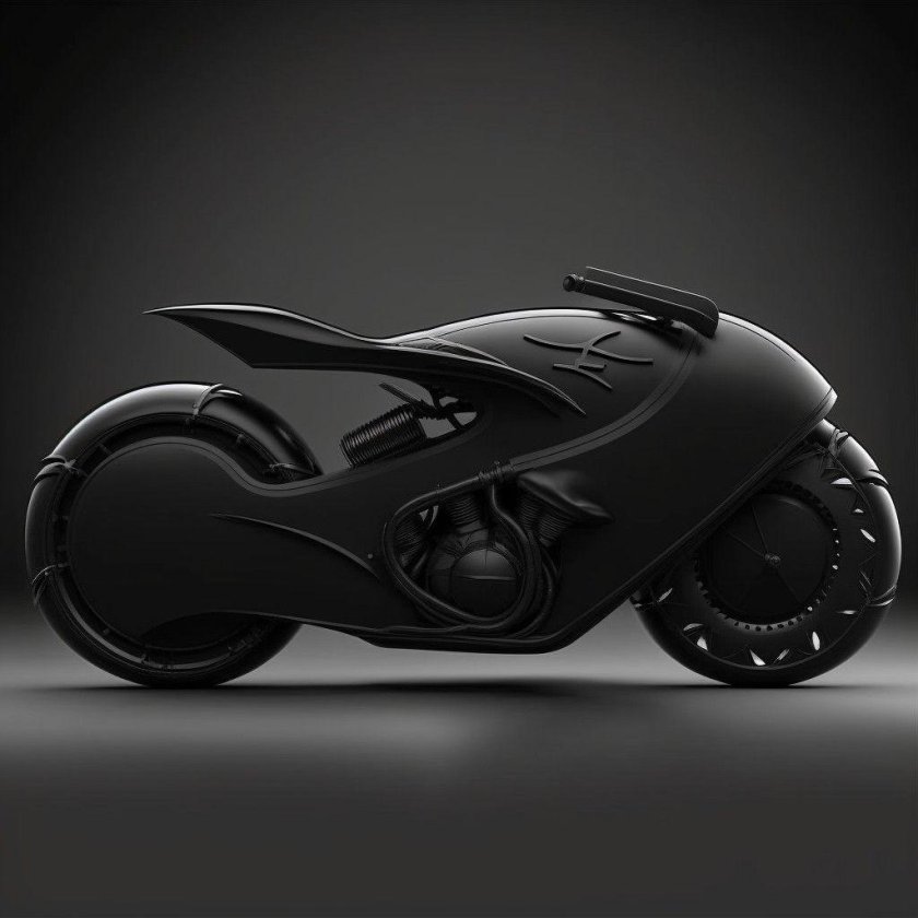 Футуристичный мотоцикл