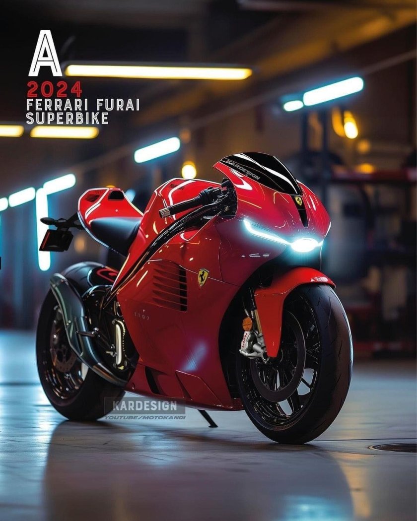 Мотоцикл ferrari