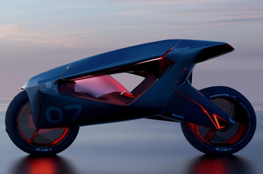 Футуристичный скутер