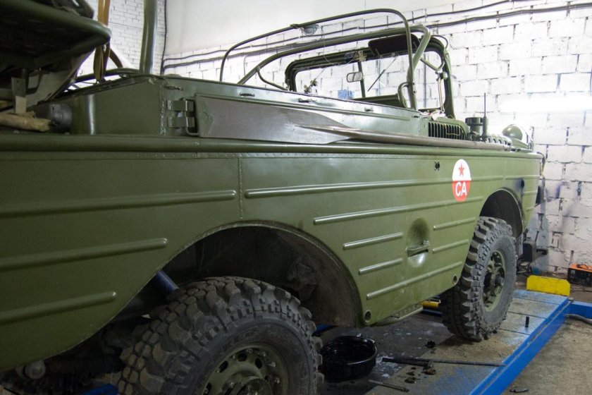 ГАЗ 46 мав амфибия