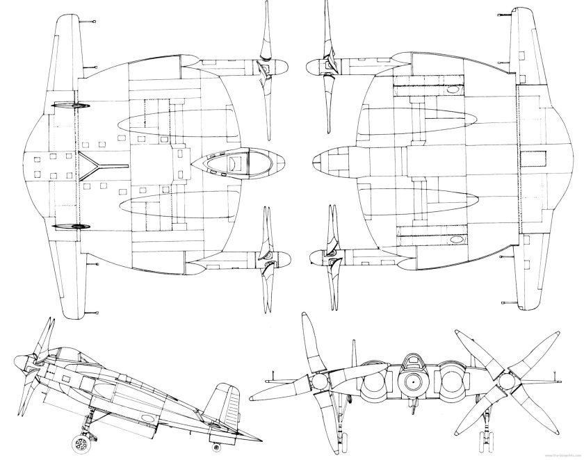 F4u Corsair чертеж