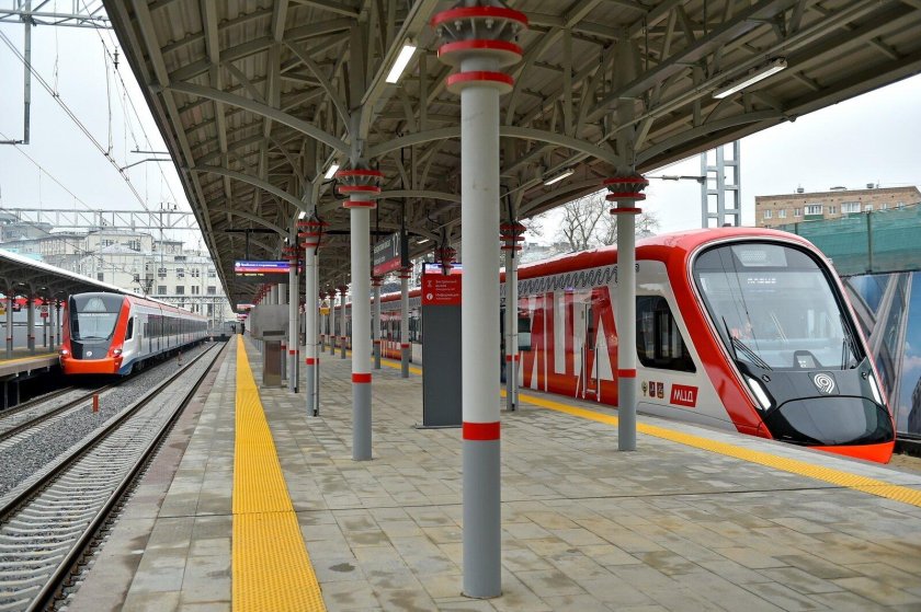 Белорусский вокзал МЦД