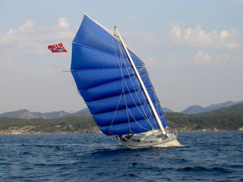 Парусное вооружение Джонка