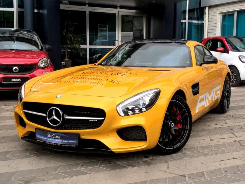 Мерседес АМГ ГТ купе 2015