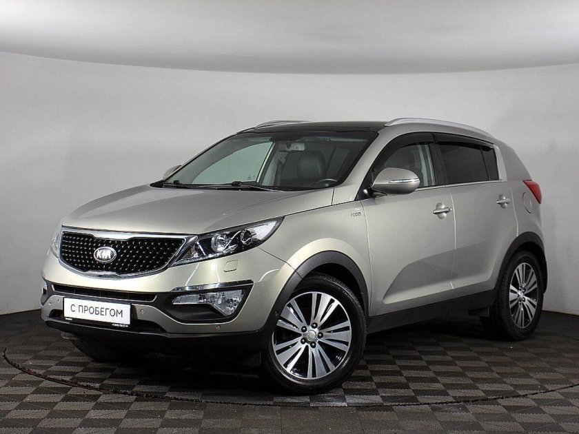 Киа Спортейдж 2015 серебряный