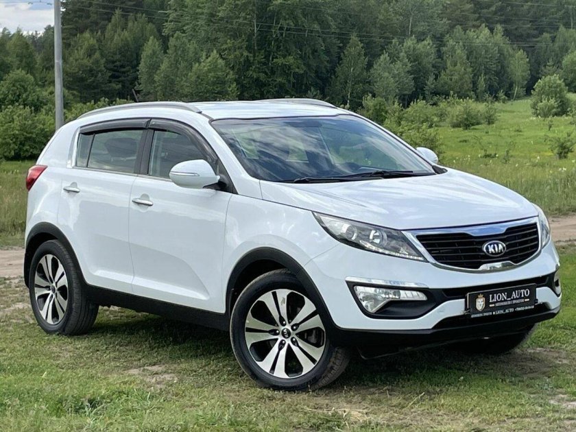 Киа Спортейдж 2013 серебристый