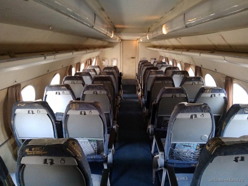 Ан24 самолет салон