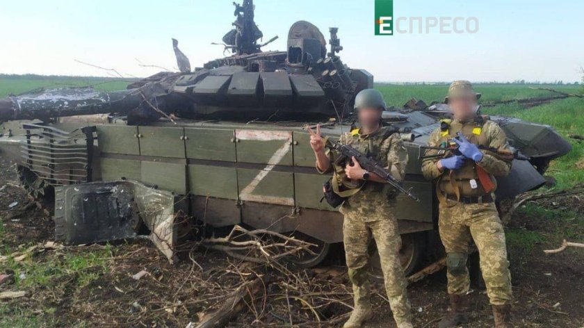 Танк т72 на Донбассе