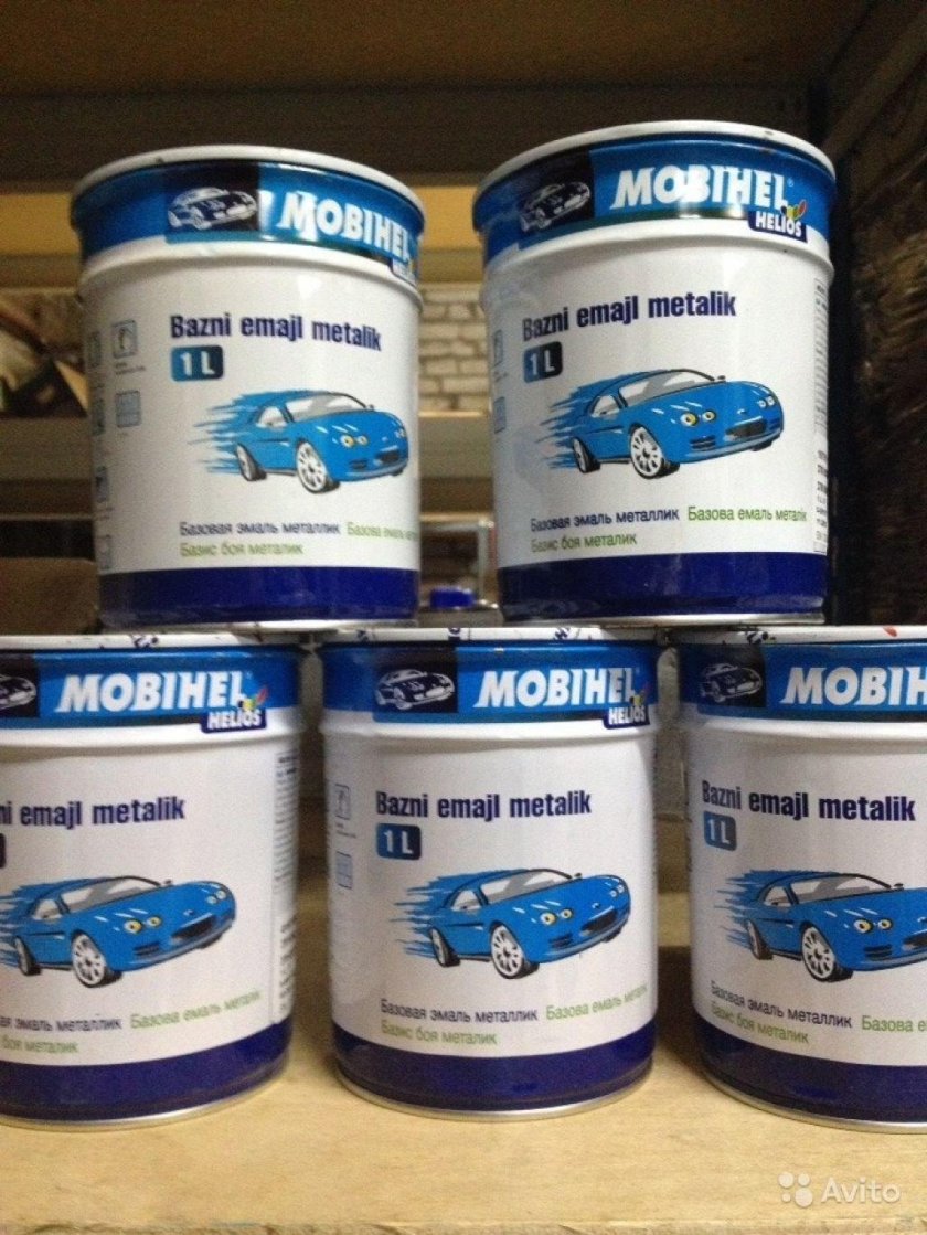 Автомобильные краски Mobihel