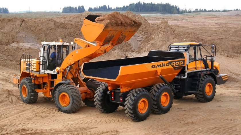 Фронтальный погрузчик Амкодор 352с