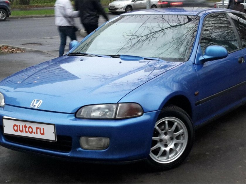Хонда Цивик 1995 синяя