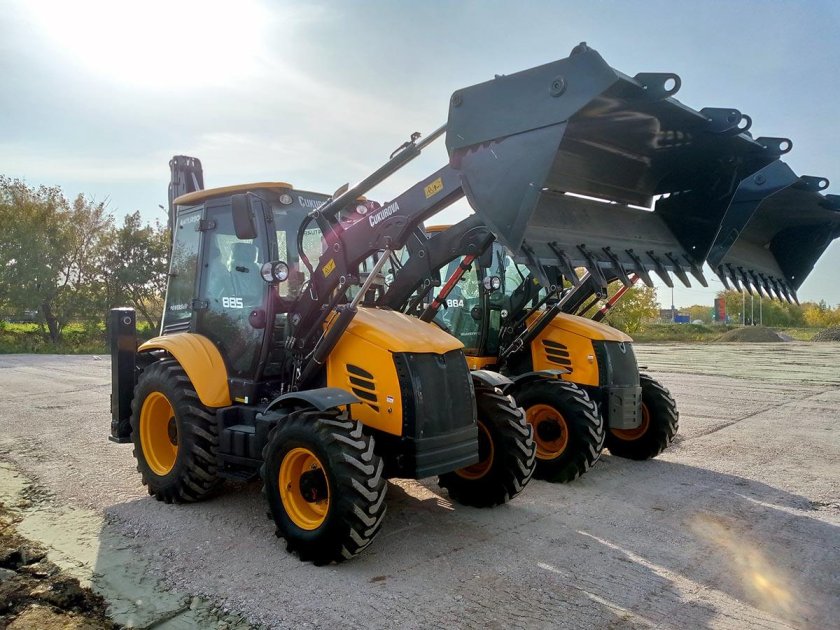 Экскаватор погрузчик cukurova 888