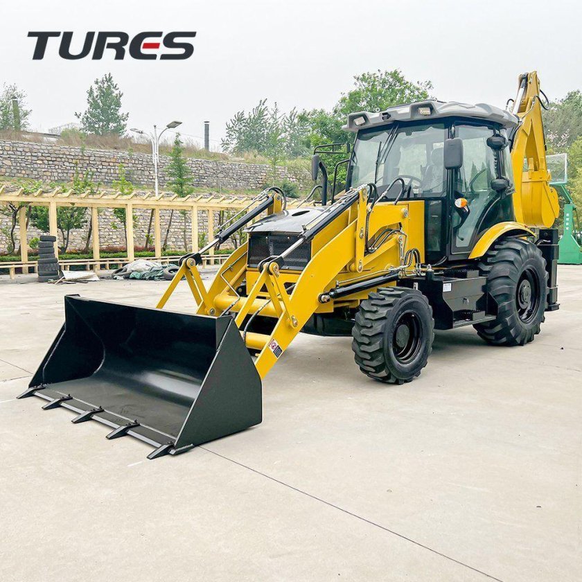 Мини экскаватор погрузчик