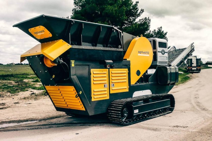 Мобильная дробилка для щебня Сандвик