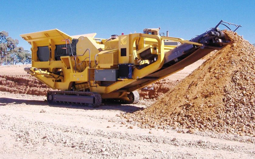 Мобильная дробилка для щебня Сандвик