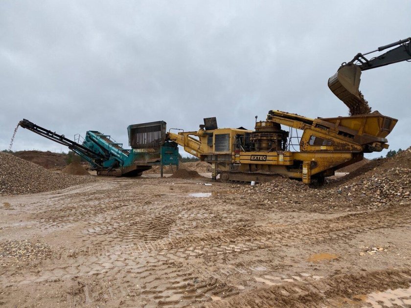 Дробильно сортировочная установка