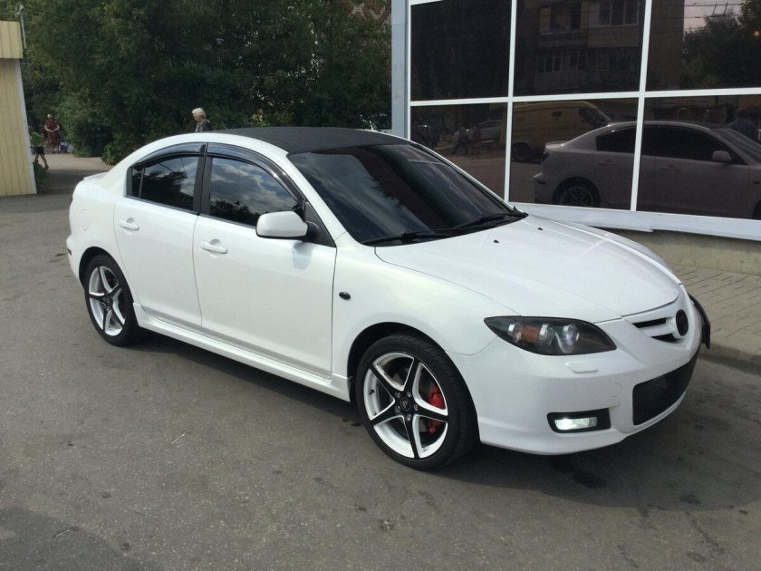 Mazda 3 2007 белая