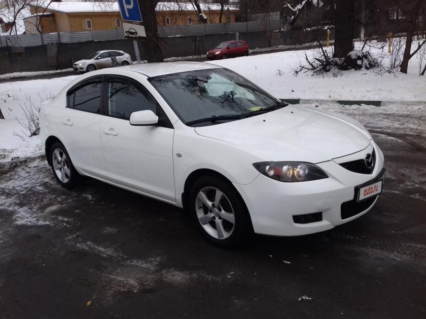 Mazda 3 2007 белая