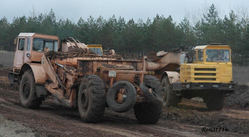 Скрепер МОАЗ-6014