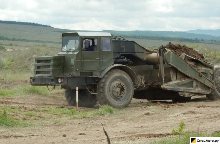 Скрепер самоходный МОАЗ-6014
