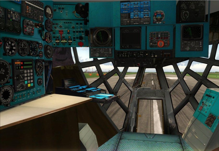 Ил-76 кабина