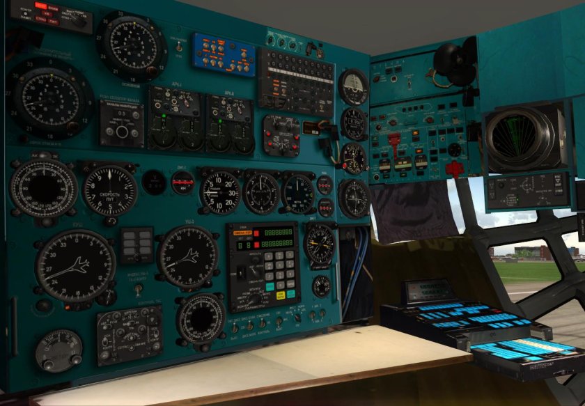 Ил-76 кабина штурмана