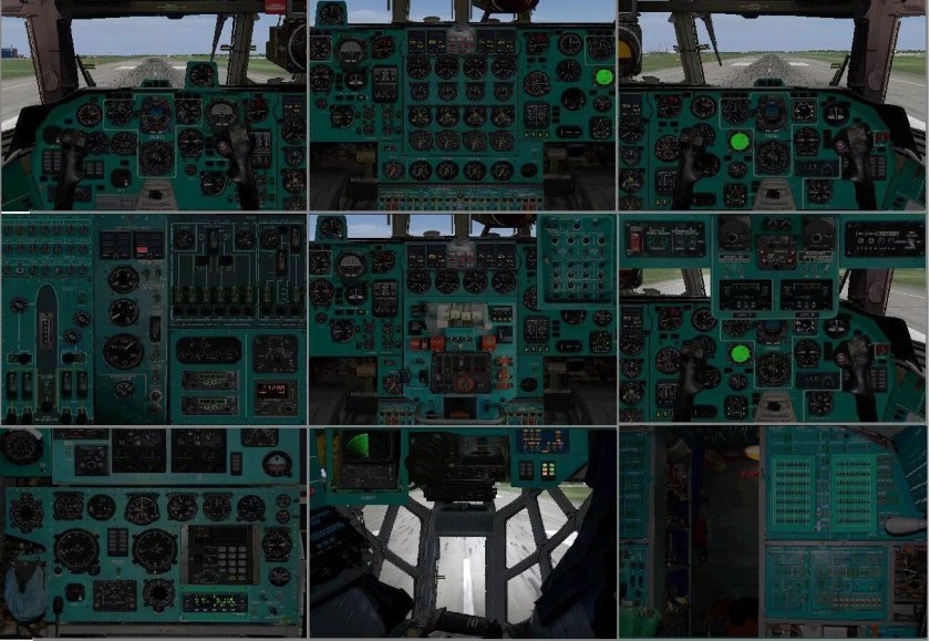 Приборная панель ил 76