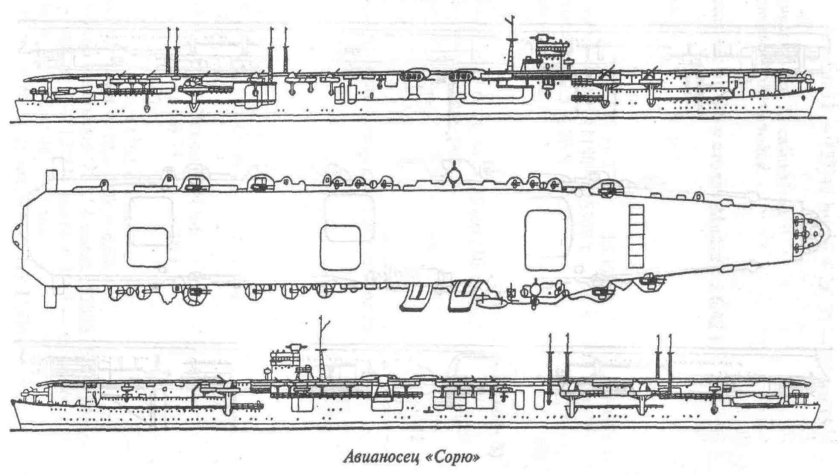 Авианосец Акаги чертежи