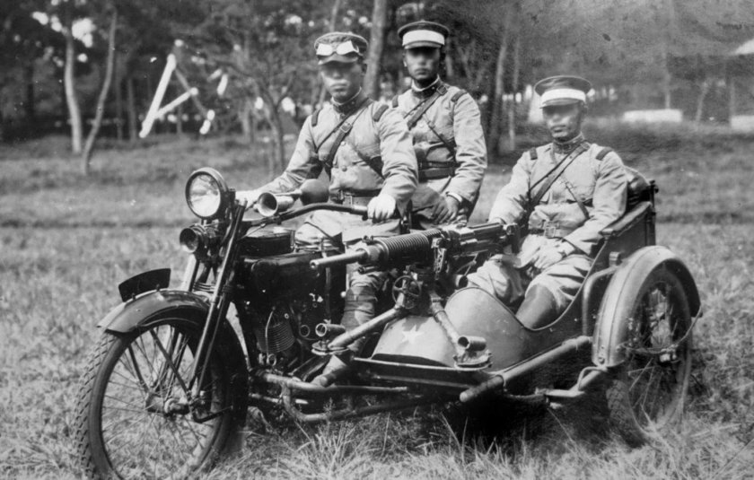 Немецкий мотоцикл 1914