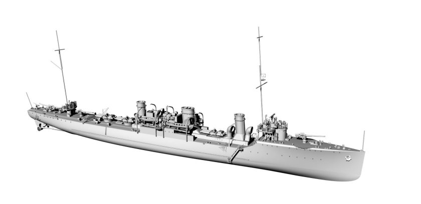 Модель крейсера Рюрик 2